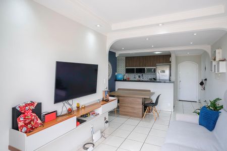 Sala de apartamento à venda com 3 quartos, 75m² em Rudge Ramos, São Bernardo do Campo
