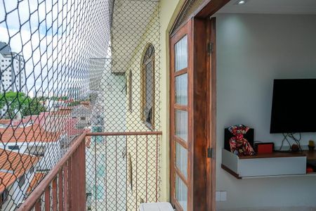 Varanda da sala de apartamento à venda com 3 quartos, 75m² em Rudge Ramos, São Bernardo do Campo