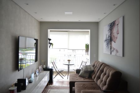 Sala de apartamento à venda com 2 quartos, 54m² em Casa Branca, Santo André