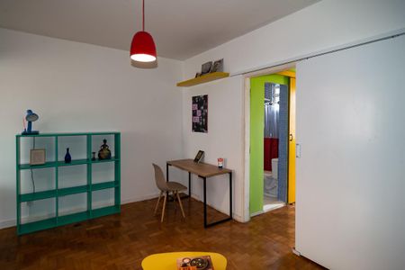 Sala de apartamento para alugar com 1 quarto, 56m² em Bela Vista, São Paulo