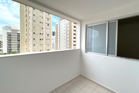 Varanda da Sala de apartamento à venda com 3 quartos, 110m² em Funcionários, Belo Horizonte