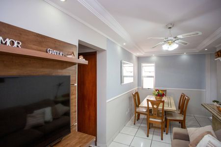 Sala de apartamento à venda com 2 quartos, 52m² em Campanário, Diadema