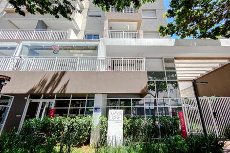 Studio para alugar com 27m², 1 quarto e sem vaga Studio para alugar com 27m², 1 quarto e sem vagaFachada - Plaquinha