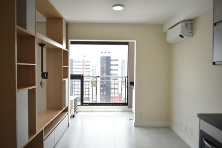 Sala de apartamento para alugar com 1 quarto, 34m² em Mirandópolis, São Paulo
