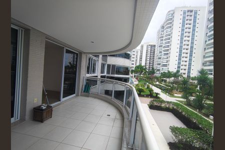 Varanda - Sala de apartamento para alugar com 2 quartos, 85m² em Barra da Tijuca, Rio de Janeiro