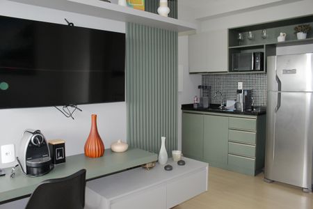 sala  de apartamento para alugar com 1 quarto, 35m² em Consolação, São Paulo