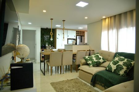 Sala 1  de apartamento à venda com 3 quartos, 115m² em Jardim Calux, São Bernardo do Campo