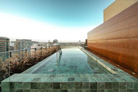 Área comum - Piscina de apartamento para alugar com 1 quarto, 24m² em Auxiliadora, Porto Alegre