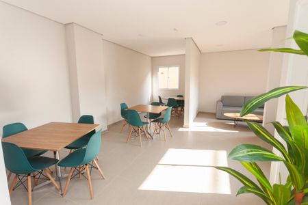 Apartamento para alugar com 42m², 2 quartos e 1 vagaÁrea comum - Salão de festas