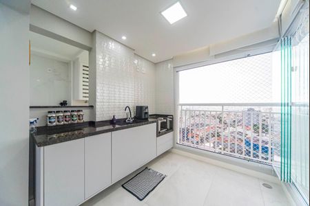 Varanda da Sala de apartamento à venda com 2 quartos, 68m² em Vila Apiai, Santo André