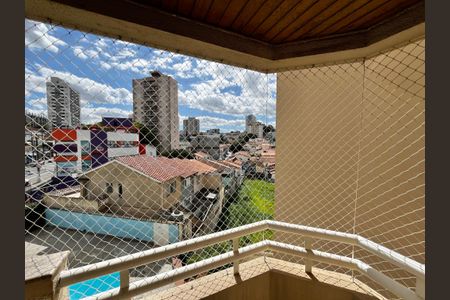 Varanda da Sala de apartamento à venda com 3 quartos, 77m² em Vila Pauliceia, São Paulo