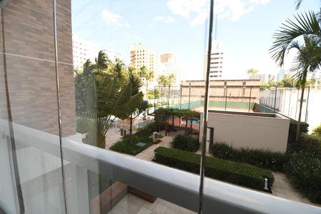 Sala - Vista de apartamento para alugar com 1 quarto, 57m² em Cambuí, Campinas