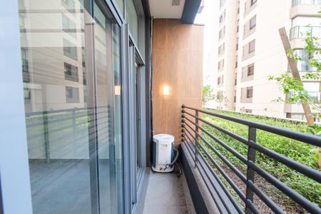 Studio para alugar com 26m², 1 quarto e sem vagaVaranda