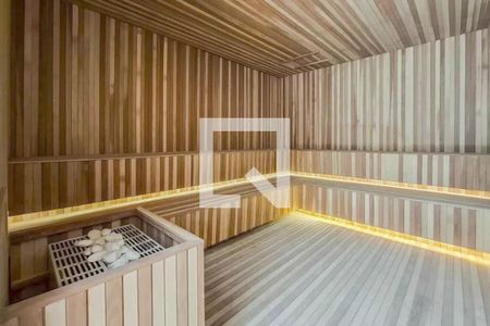 Studio para alugar com 26m², 1 quarto e sem vagaSauna