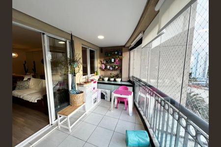 Varanda da Sala de apartamento à venda com 3 quartos, 126m² em Santa Teresinha, São Paulo