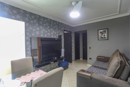 Sala  de apartamento para alugar com 2 quartos, 47m² em Taboão, São Bernardo do Campo