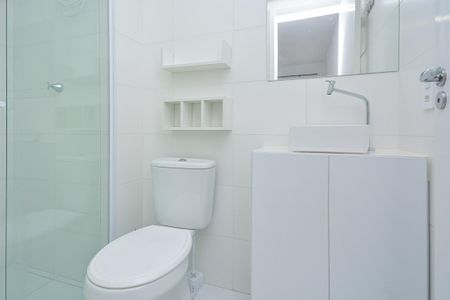 Apartamento para alugar com 27m², 1 quarto e sem vaga Apartamento para alugar com 27m², 1 quarto e sem vagaBanheiro Social