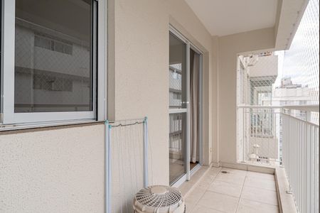 Varanda da Sala de apartamento para alugar com 2 quartos, 62m² em Bela Vista, São Paulo