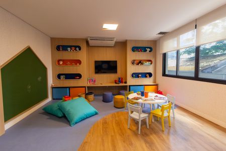 Apartamento à venda com 24m², 1 quarto e sem vaga Apartamento à venda com 24m², 1 quarto e sem vagaÁrea comum - Brinquedoteca