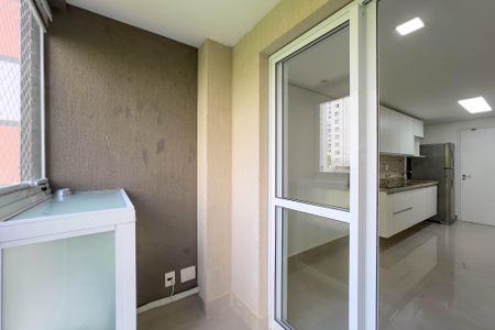 Varanda da sala de apartamento à venda com 1 quarto, 33m² em Vila Mariana, São Paulo