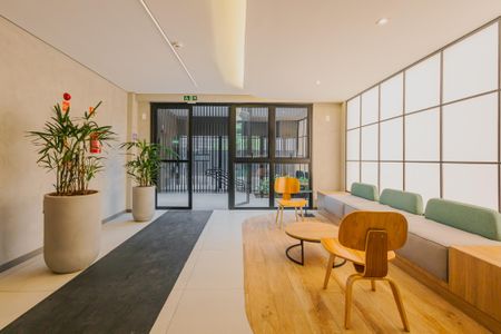 Apartamento para alugar com 27m², 1 quarto e sem vagaHall social