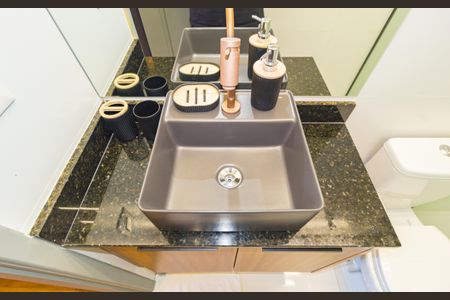 Studio à venda com 27m², 1 quarto e sem vagaDetalhe - Banheiro