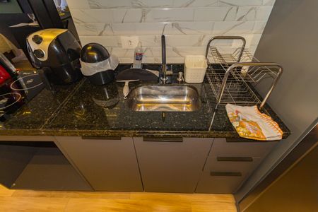 Studio à venda com 27m², 1 quarto e sem vagaDetalhe - Cozinha