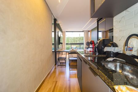 Studio à venda com 27m², 1 quarto e sem vagaCozinha