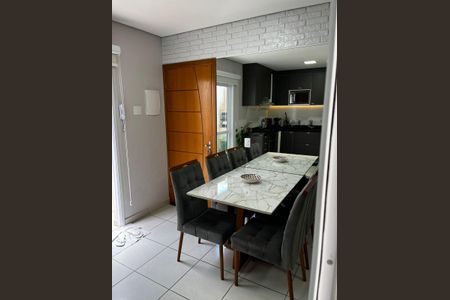 Sala de apartamento à venda com 2 quartos, 63m² em Vila Pires, Santo André