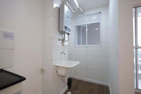 Cozinha e Área de Serviço de apartamento para alugar com 2 quartos, 41m² em Jardim, Santo André