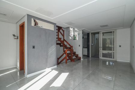Sala de casa de condomínio à venda com 3 quartos, 167m² em Vila Jardim, Porto Alegre