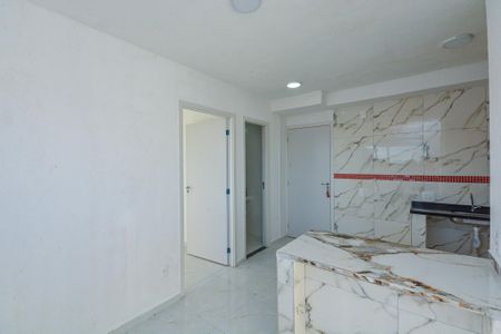 Sala de apartamento para alugar com 2 quartos, 34m² em Veleiros, São Paulo
