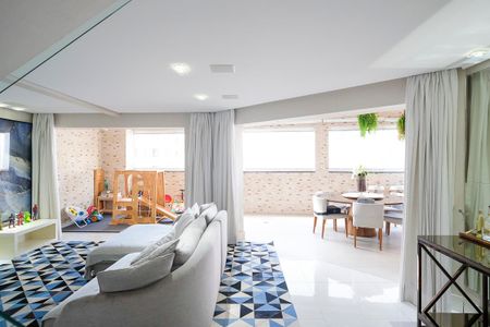 Sala de apartamento à venda com 3 quartos, 180m² em Vila Mussoline, São Bernardo do Campo