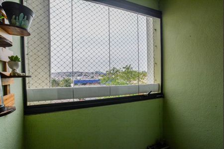 Varanda Sala de apartamento para alugar com 2 quartos, 65m² em Vila Homero Thon, Santo André