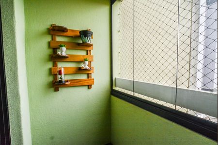 Varanda Sala de apartamento para alugar com 2 quartos, 65m² em Vila Homero Thon, Santo André