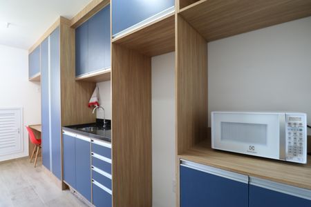Cozinha de kitnet/studio à venda com 1 quarto, 40m² em Lapa, São Paulo