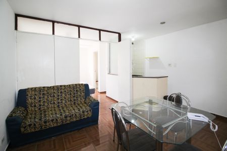 Sala de apartamento para alugar com 1 quarto, 45m² em Moema, São Paulo