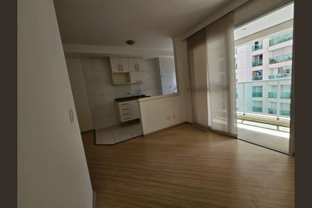Sala de apartamento à venda com 1 quarto, 38m² em Santo Amaro, São Paulo