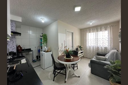 Sala/Cozinha de apartamento à venda com 2 quartos, 36m² em Várzea da Barra Funda, São Paulo