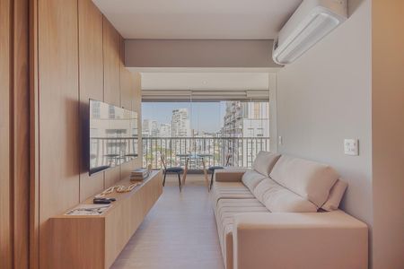 Sala de apartamento para alugar com 1 quarto, 44m² em Pinheiros, São Paulo