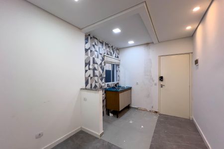 Sala e cozinha de apartamento para alugar com 1 quarto, 25m² em Ipiranga, São Paulo