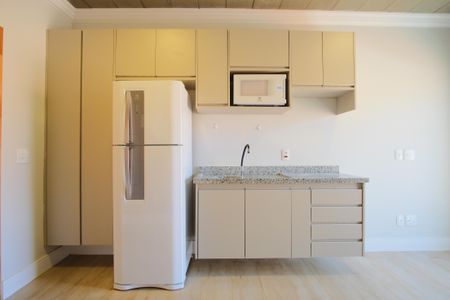 Cozinha de kitnet/studio para alugar com 1 quarto, 27m² em Tatuapé, São Paulo