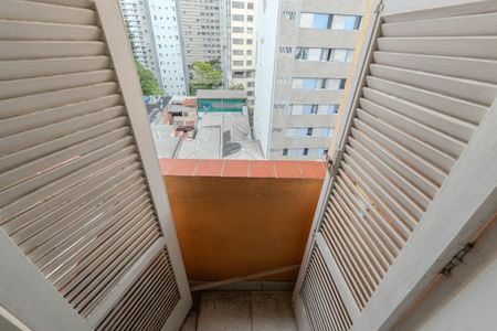 Varanda de kitnet/studio à venda com 1 quarto, 27m² em Bela Vista, São Paulo