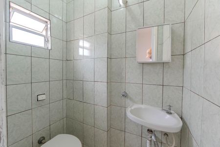 Banheiro Social de kitnet/studio à venda com 1 quarto, 27m² em Bela Vista, São Paulo