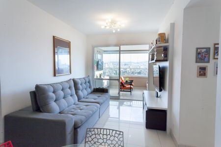 sala de apartamento à venda com 3 quartos, 95m² em Caiçaras, Belo Horizonte