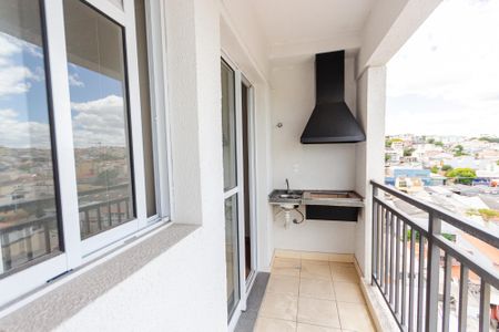 Varanda  de apartamento à venda com 2 quartos, 54m² em Utinga, Santo André
