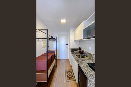 Cozinha de kitnet/studio para alugar com 1 quarto, 19m² em Brás, São Paulo