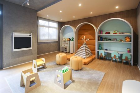 Apartamento para alugar com 75m², 2 quartos e 2 vagas Apartamento para alugar com 75m², 2 quartos e 2 vagasÁrea comum - Brinquedoteca