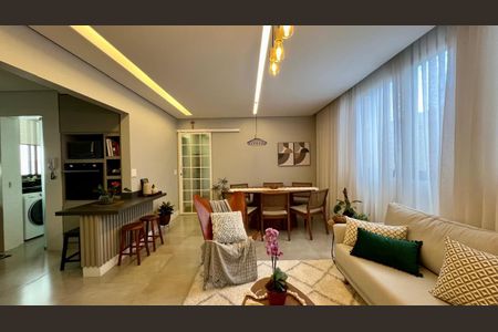 sala  de apartamento à venda com 3 quartos, 85m² em Serra, Belo Horizonte