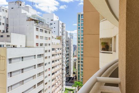Varanda da Sala de apartamento para alugar com 1 quarto, 59m² em Perdizes, São Paulo